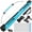 Blue, variant on 58 Inch 55 LBS Folding Archery Bow, Metal Alloy Left & Right Hand Universal Bow Set with 12 Pcs 30" Carbon Arrows, for Outdoor Shooting Competition & Hunting