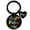 YP-1041-1, variant on Super Daddy Keychain, Game Style Round Black Metal Key Ring with DAD Tag Charm, Super Daddy Key Pendant Gift for Father's Day Birthday