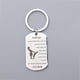 thumbnail image 5 of Colgante de perro de Acero inoxidable Colcomx llavero regalo DIY para hijo, 5 of 7