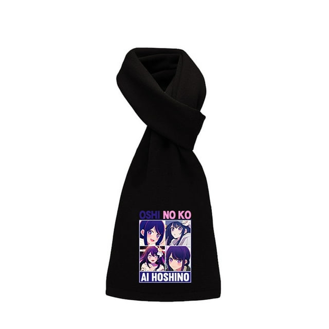 Bufanda de peluche OshiS NO KO Anime Winter Pashmina, 117,5 x 13,5 cm