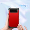 thumbnail image 3 of Mantto for Google Pixel 6 Case, 3 in 1 Heavy Duty Rugged Hybrid Anti Slip Shockproof Hard PC Cover Soft Silicone Bumper Non-Slip Protective Phone Case Cover for Google Pixel 6 2021,Red, 3 of 8