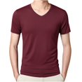 thumbnail image 2 of Fathers Day Gifts for Dad Dgankt Polo Shirts for Men Mens Active V Neck T-Shirts Gym Workout Slim Fit Shirts, 2 of 6