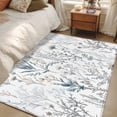 thumbnail image 4 of 3'x5' Area Rugs, Spring Floral Indoor Outdoor Area Rug for Living Room Bedroom, Vintage Botanical Watercolor Washable Bathroom Rugs Kitchen Floor Carpet Mats Home Decor Aesthetic, 4 of 8
