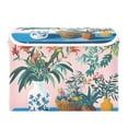 thumbnail image 7 of Yayeee Collapsible Cube Storage Bin with Lid Fabric Closet Decorative Basket with Handles, Vibrant Flowers, 7 of 7