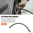 thumbnail image 2 of Adaptador de mandril de manguera de extensión de inflador de neumáticos roscado de 30 cm, tubo de bomba de aire, válvula de neumático, tubo de conexión negro para coche, camión, bicicleta, MTB, goma de cobre Unique Bargains mandriles de llantas, 2 of 7