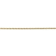 thumbnail image 4 of 18 Karat Yellow Gold 1.3mm Heavy Rope Chain Necklace, 4 of 6