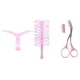 thumbnail image 1 of Kit de 8 estilos de plantillas para cejas, kit de modelado de cejas con ayudas y recortadores para herramientas de modelado de cejas, 1 of 6