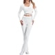 thumbnail image 1 of Traje pantalón elegante para mujer: cuello en V, pantalones informales, poliéster, versátil, primavera/verano, lavado a mano/a máquina, tallas S-XL con ajuste en el busto y la cintura, 1 of 5