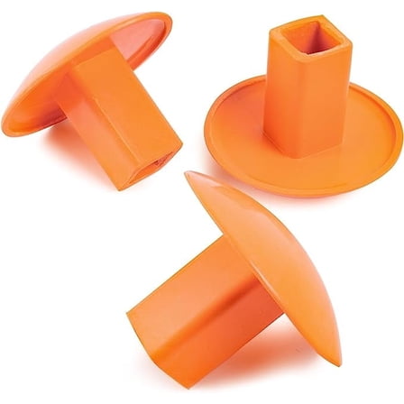 Cannon Sports Molded Rubber Base Plugs - Baseball & Softball Base Plugs for Baseball Field - 3 Pack of Rubber Base Anchor Plugs