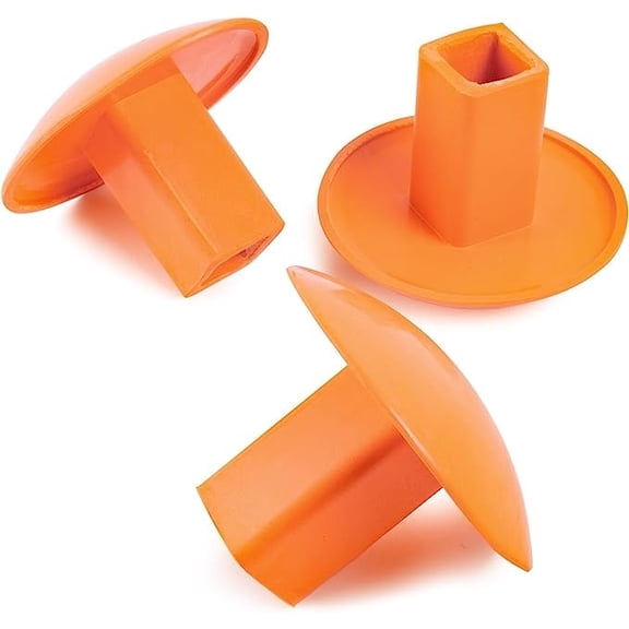 Cannon Sports Molded Rubber Base Plugs - Baseball & Softball Base Plugs for Baseball Field - 3 Pack of Rubber Base Anchor Plugs