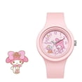 thumbnail image 4 of Sanrio Kitty Kuromi Melody Pochacco Little Twin Stars figura de Anime lindo reloj de dibujos animados de silicona impermeable juguetes de regalo para niños, 4 of 4