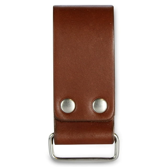 American Bench Craft Tool Belt Loop - for Tape Measure, Drills, Clipped Tools (Brown)