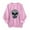 WYN1-Pink, variant on Meichang Women Halloween Skull Sweatshirts Oversized Sweatshirt Crew Neck Long Sleeve Fall Pullover Tops Black Cat Halloween Sweater