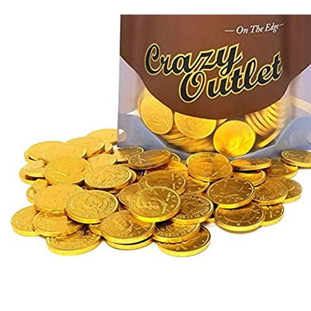 Gold Coins, Milk Chocolate Candy, Bulk Pack (Pack of 2