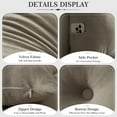 thumbnail image 4 of Lovote Wedge Headboard Reading Pillow 39" x 15.7" x 4.7" Triangular Bolster Backrest Support Cushion for Bed, Sofa, Daybed, Light Gray, 4 of 6