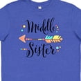 thumbnail image 4 of Inktastic Middle Sister- Dots and Arrow Youth T-Shirt, 4 of 5
