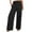 Black, variant on ABATAB Dress Pants for Women Wide Leg Business Trousers with Pockets Work Casual Baggy Palazzo Pants for Office
