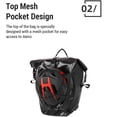 thumbnail image 3 of Large Capacity Bike Panniers Waterproof Bike Rear Rack Bag for, 3 of 8