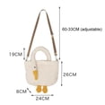 thumbnail image 4 of Bolsos De Mujer Bolsa Bolsos de mujer de felpa Bolso de hombro de ganso de dibujos animados de moda Lindo para el trabajo (Estilo 2) Tmvgtek Para Estrenar, 4 of 9