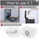 thumbnail image 3 of Dust Bag Replacement Parts Compatible Ecovacs Deebot X1 Omni-turbo Robot Vacuum Cleaner Vacuum Cleaner Accessory, 3 of 4