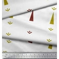 thumbnail image 2 of Soimoi Green polyester Crepe Fabric Butidar Jamdani Print Fabric by Yard 42 Inch Wide, 2 of 2