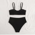 thumbnail image 6 of Daznico Sequin Accent Smocked Spaghetti Strap Two-Piece Bikini Swimwear Bathing Suit (Girls'),7-8 Years, 6 of 8