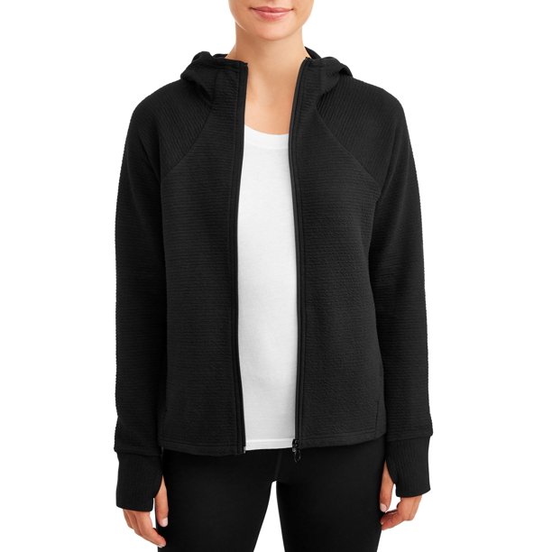 Athletic Works Athletic Works Women's Athleisure Ribbed Zip Front