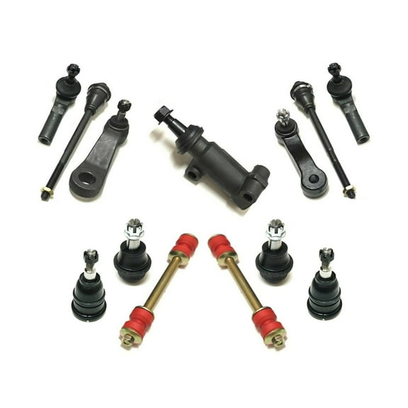 13 Pc Front Upper Lower Ball Joints Tie Rod Ends Sway Bars Pitman Arm Complete Suspension Kit Fits select: 1999-2006 CHEVROLET SILVERADO, 2000-2005 CHEVROLET TAHOE