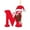 M, variant on RBCKVXZ 26 Letter Ornaments Christmas Tree Decoration Personalized Christmas Letter Xmas Tree Hanging Pendant Alphabet Letters for Christmas Tree DIY Craft Christmas Gift (M)