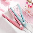 thumbnail image 5 of Mini Flat Iron Hair Straightener,2 in1 Hair Straightener and Hair Curlers Iron,Tiny and Light Size is Suited for Kids, Travel, Short Hairs, Bangs,Hair Tail,Beard and Men's Short Hair, 5 of 7