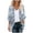 Blue, variant on Women's Coats, Jackets & Vests Solid Puff Sleeve Cardigan Casual Tops