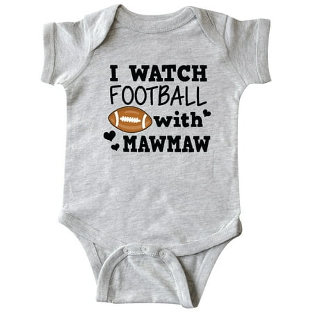 

Inktastic I Watch Football with My Mawmaw Gift Baby Boy Bodysuit
