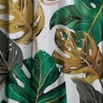 thumbnail image 5 of Orinice Tropical Plant Leaves Shower Curtain Green Palm Leaf Botanical Summer Shower Curtain for Bathroom Banana Monstera Leaf Palm Tree Shower Curtain with Hooks  60x72, 5 of 7