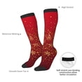 thumbnail image 4 of Logiee Merry Christmas Print Gift Stocking Stuffers,Adult Stockings,Novelty Socks,Funny Socks Birthday Running Walking Sleeping, 4 of 6