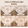 thumbnail image 7 of Design&I 6'x9' Ultra Soft Area Rug, Circle Dainty Seats Ribbon Shaped Blush Ornamental Frame Pink None Fluffy Washable Non Shedding for Guest Room Bedroom Living Room, 7 of 7