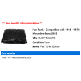 thumbnail image 2 of Fuel Tank - Compatible with 1968 - 1971 Mercedes-Benz 280S 1969 1970, 2 of 2