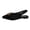 Black, variant on Women's Pointed Toe Flat Shoes Suede Slingback Low Heels Slip on Flats Fashion Comfortable Casual Dress Shoe, Yellow, 40