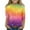 #11Yellow, variant on Youth Girls Short Sleeve T Shirts Sparkly Ombre Gradient Spring Summer Casual Daily Tops Yellow 160