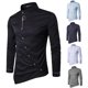 thumbnail image 4 of Hombres Casual Irregular Multicolor Botón Slim Fit Manga Larga Cardigan Camisas Odeerbi ODB-6, 4 of 4