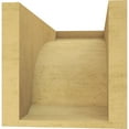 thumbnail image 4 of 7"W x 14"D x 7"H Wide Legacy Rough Cedar Woodgrain TimberThane Corbel, Primed Tan, 4 of 6