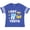Football Blue and White, variant on I Got My 1st Tooth with Cute Tooth Baby Boys or Girls Toddler T-Shirt