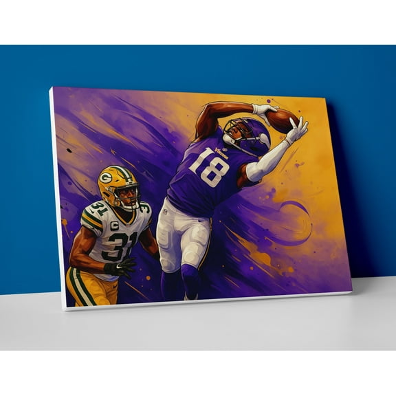 Justin Jefferson Catch Poster or Canvas Wall Art