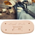 thumbnail image 4 of Hand Made Sewing Cloth6Pcs Cow Leather Label Leather Label Sewing Leather Patch Rugged and Tough, 4 of 8