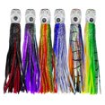 thumbnail image 5 of KUFptva Saltwater Baits Multicolored Trolling Octopuses Lures Octopuses Squid Skirt Trolling Lures Soft Fishing Lures, 5 of 7