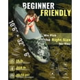 thumbnail image 4 of 10'6" Inflatable Stand Up Paddle Board for Adults, Non-Slip EVA, Camera Mount, Camouflage, 4 of 7