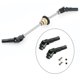thumbnail image 4 of Piezas de Recambios de Accesorios Del Eje Delantera Del Accionamiento Del Coche Del Coche de 2pcs para WPL para para Las Piezas de Reemplazo de a Negro Yotijar Eje de transmisión delantero RC, 4 of 9