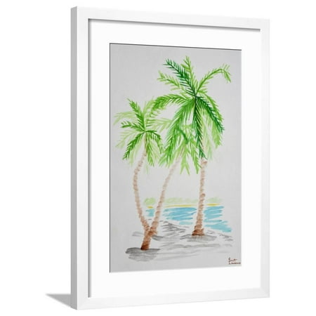Guadeloupe, a French department, is a tropical island in the Caribbean Framed Print Wall Art By Richard