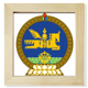 thumbnail image 1 of Pantalla de escritorio de pared de fotograma cuadrado Mongolia emblema nacional, 1 of 4