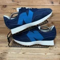 thumbnail image 1 of New Balance 327 Trainers Mens Size UK 11 Blue Lagoon Suede Casual Shoes NB, 1 of 5