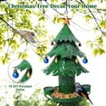 thumbnail image 3 of FYHALE Hummingbird Feeder Christmas Tree Bird Feeders Hanging Metal Bird Feeder Bird Feeders Outdoor Garden Merry Christmas Decorations for Bird Lovers, 3 of 6